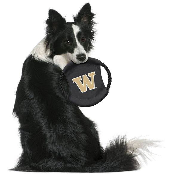 Littlearth University Of Washington Team Flying Disc Pet Toy