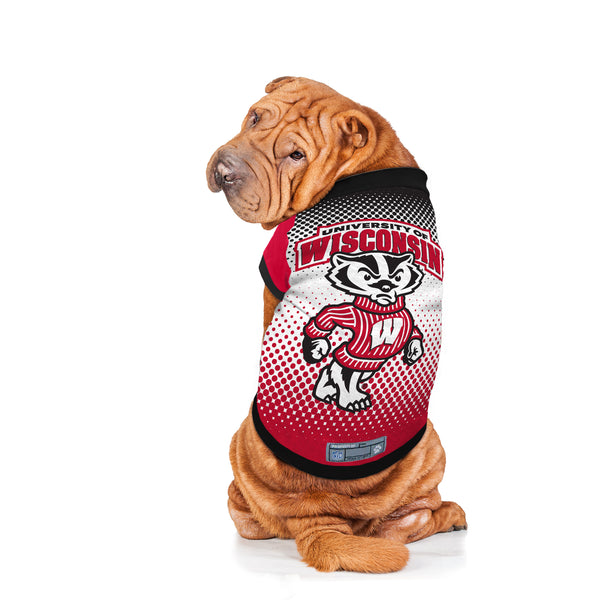 Littlearth University Of Wisconsin Pet Performance Tee Shirt