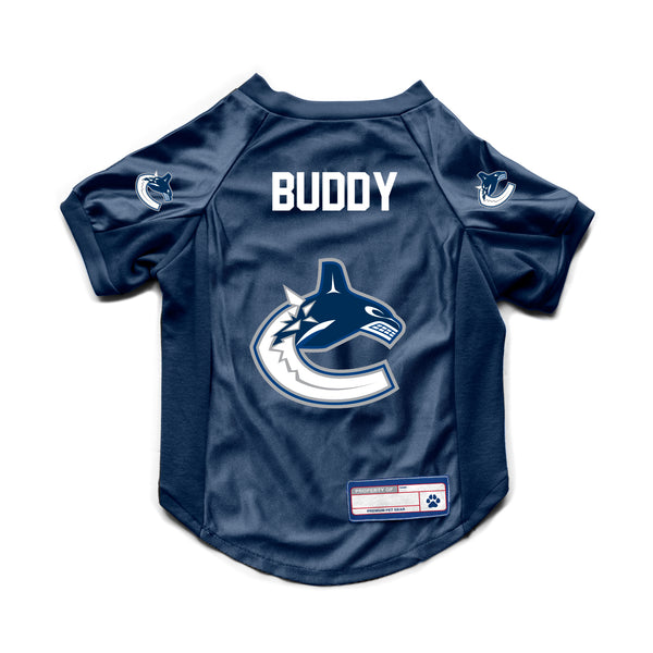 littlearth Vancouver Canucks Custom Pet Stretch Jersey
