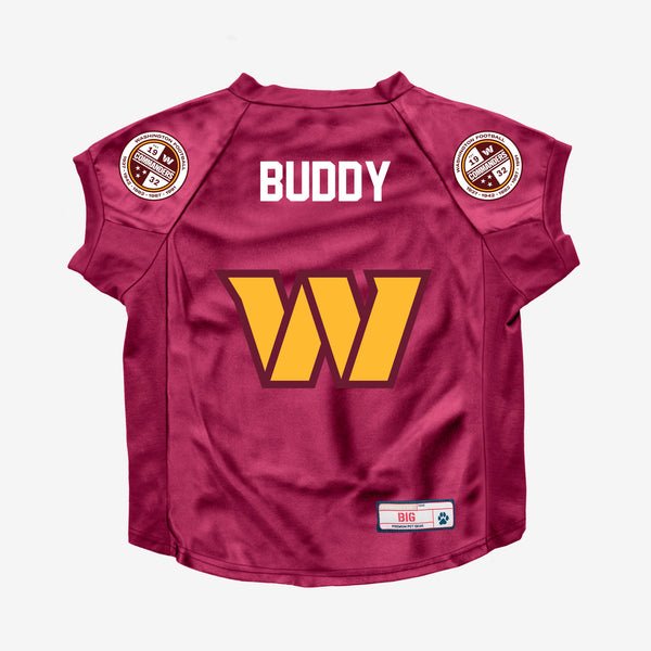 littlearth Washington Commanders Big Pet Stretch Jersey
