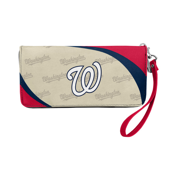littlearth Washington Nationals Curve Zip Organizer Wallet