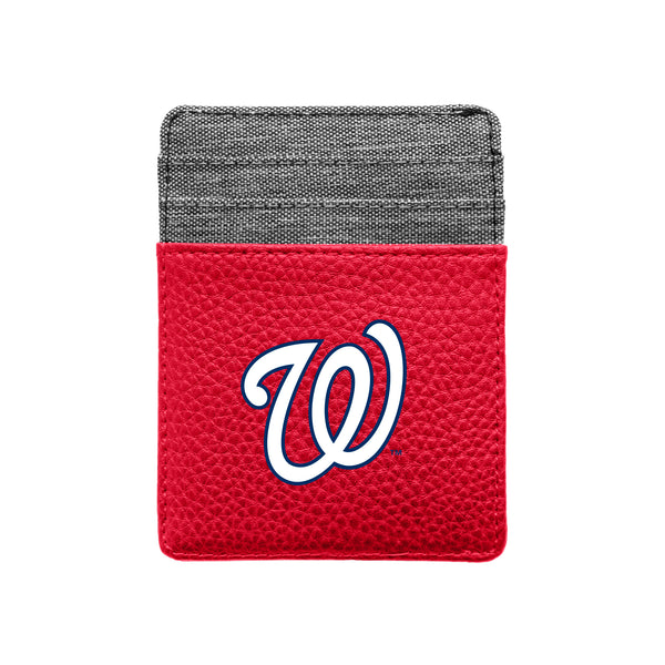 littlearth Washington Nationals Pebble Front Pocket Wallet