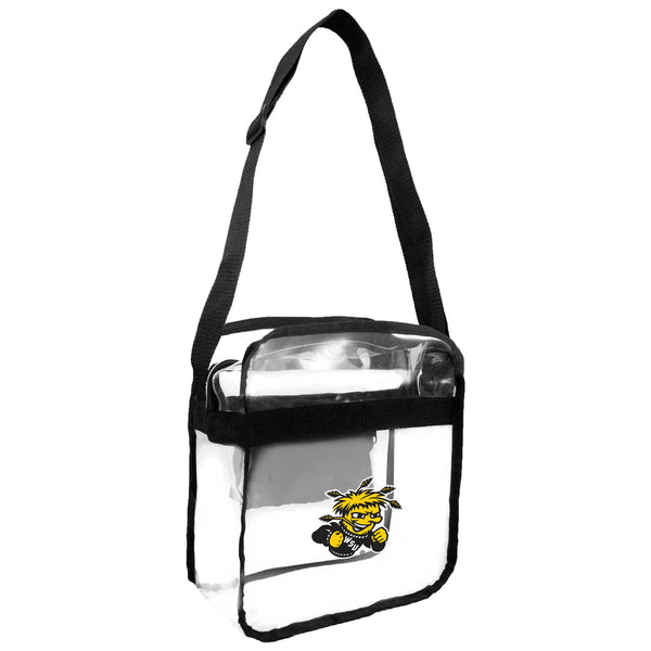 littlearth Wichita State University Clear Carryall Crossbody
