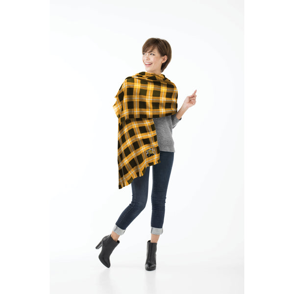 Littlearth Wichita State University Plaid Blanket Scarf