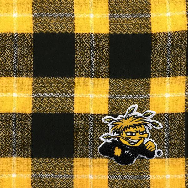 Littlearth Wichita State University Plaid Blanket Scarf